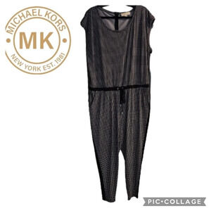 MICHAEL Michael Kors  Black/white one piece Jumpsuit.   NWOT